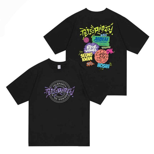 SEVENTEEN MERCH BSS TELEPARTY T-SHIRT 2025 100% COTTON (various colors)