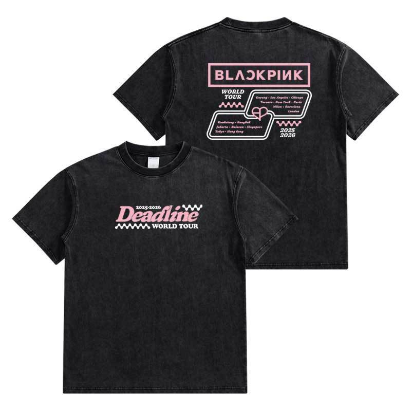 BLACKPINK DEADLINE T-SHIRT/CROPPEDS 100% BAUMWOLLE