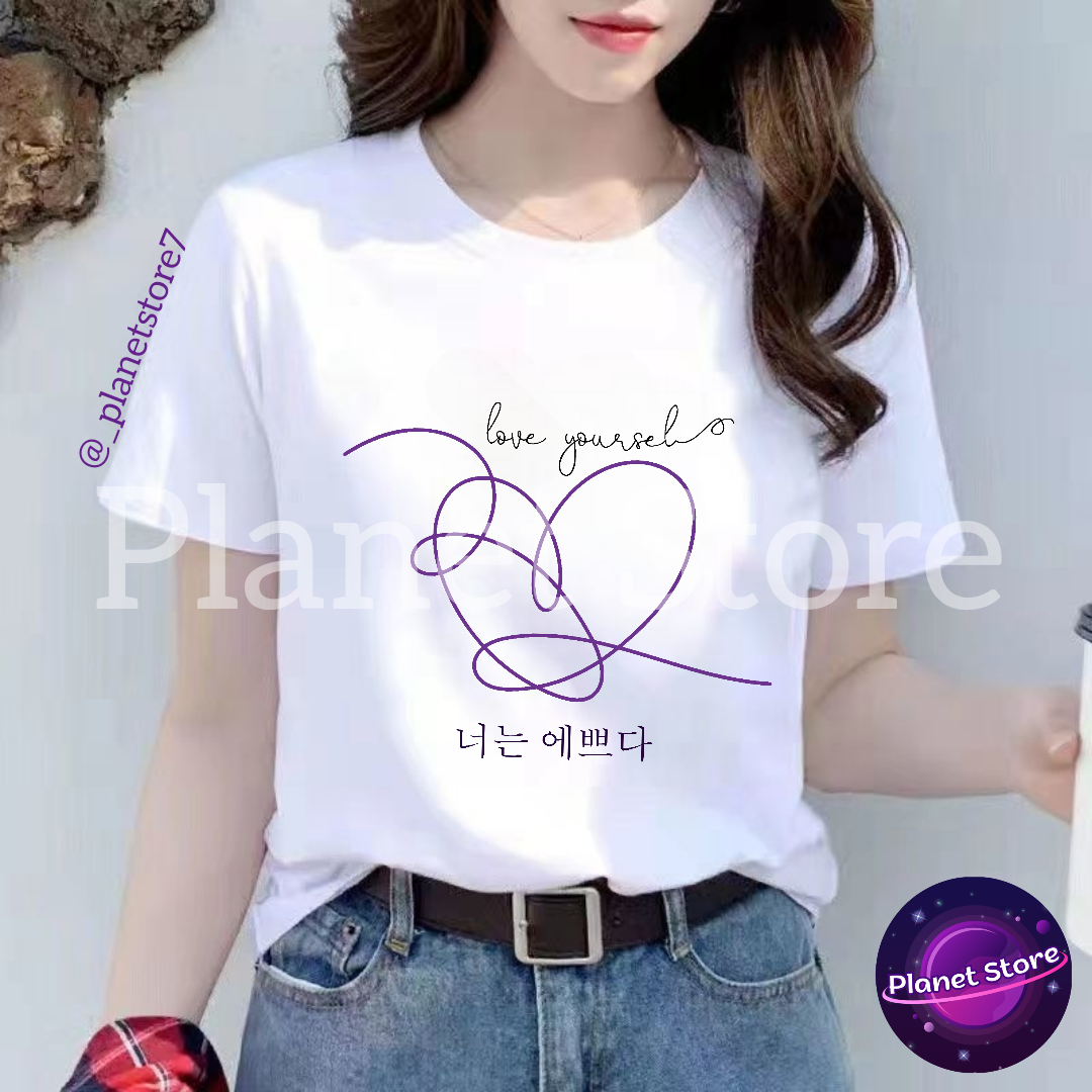 BTS LOVE YOURSELF T-SHIRT 100% COTTON