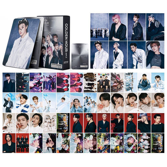 PHOTOCARDS ATEEZ 11th MINI ALBUM GOLDEN HOUR part.2 55 PCS