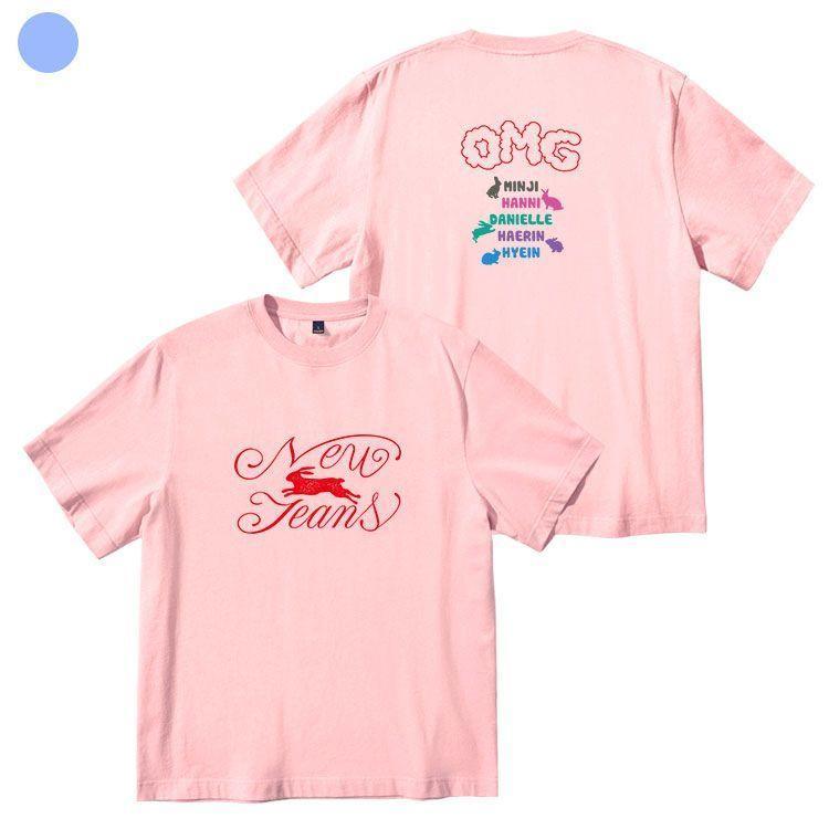 NEWJEANS OMG T-SHIRT 100% BAUMWOLLE