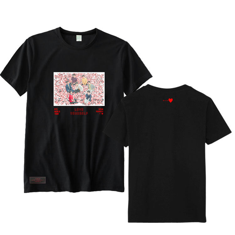 BTS WORLD TOUR L.Y SPEAK YOURSELF T-SHIRTS 100% COTTON