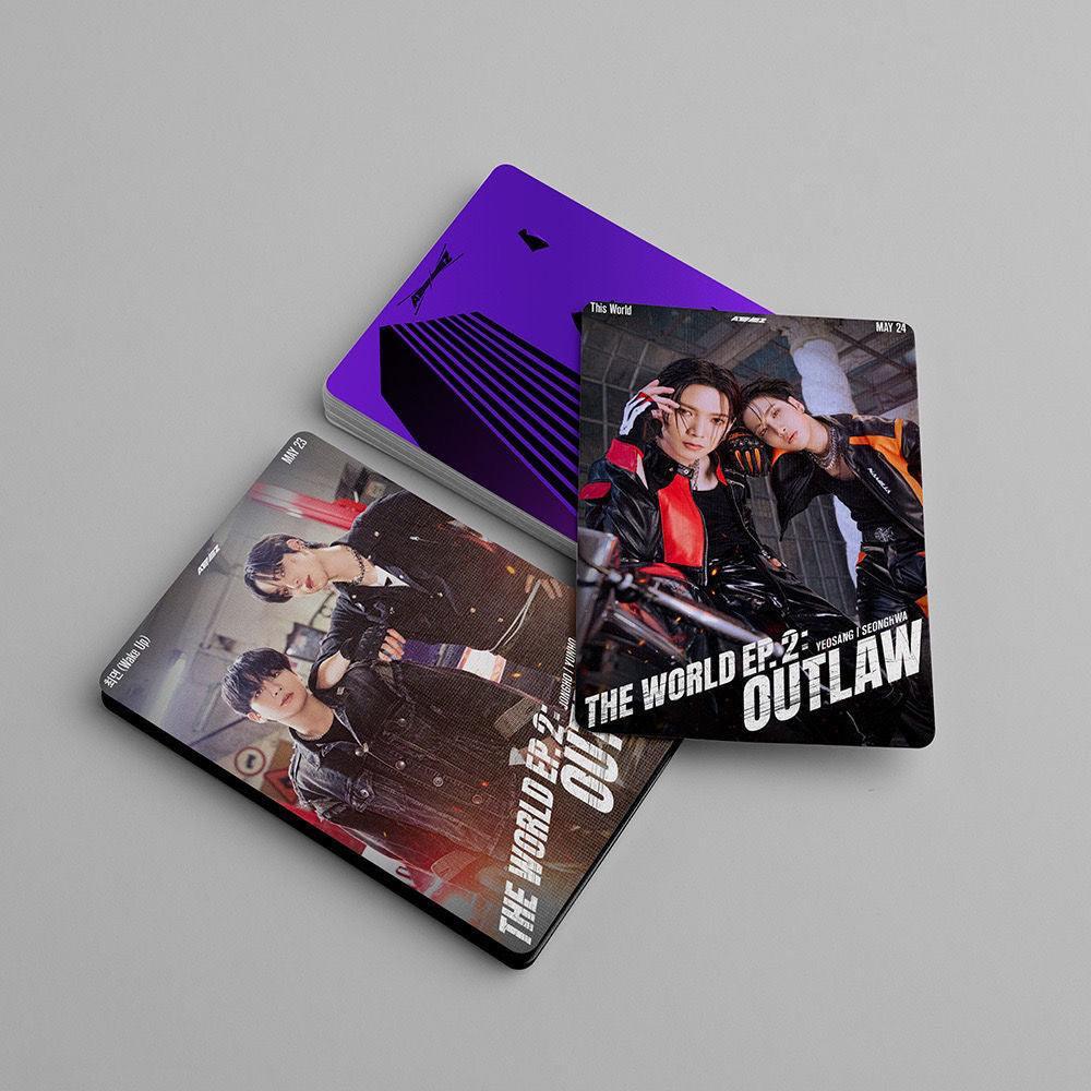 PHOTOCARDS ATEEZ THE WORLD EP.  2 OUTLAW 55 PCS
