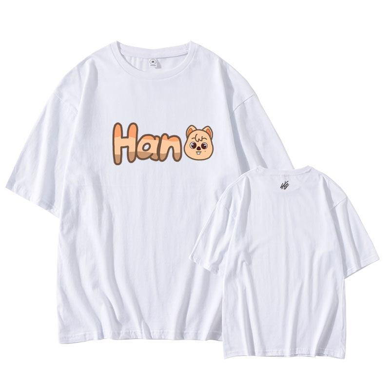 STRAY KIDS SKZOO 100% BAUMWOLLE T-SHIRTS (alle Mitglieder)