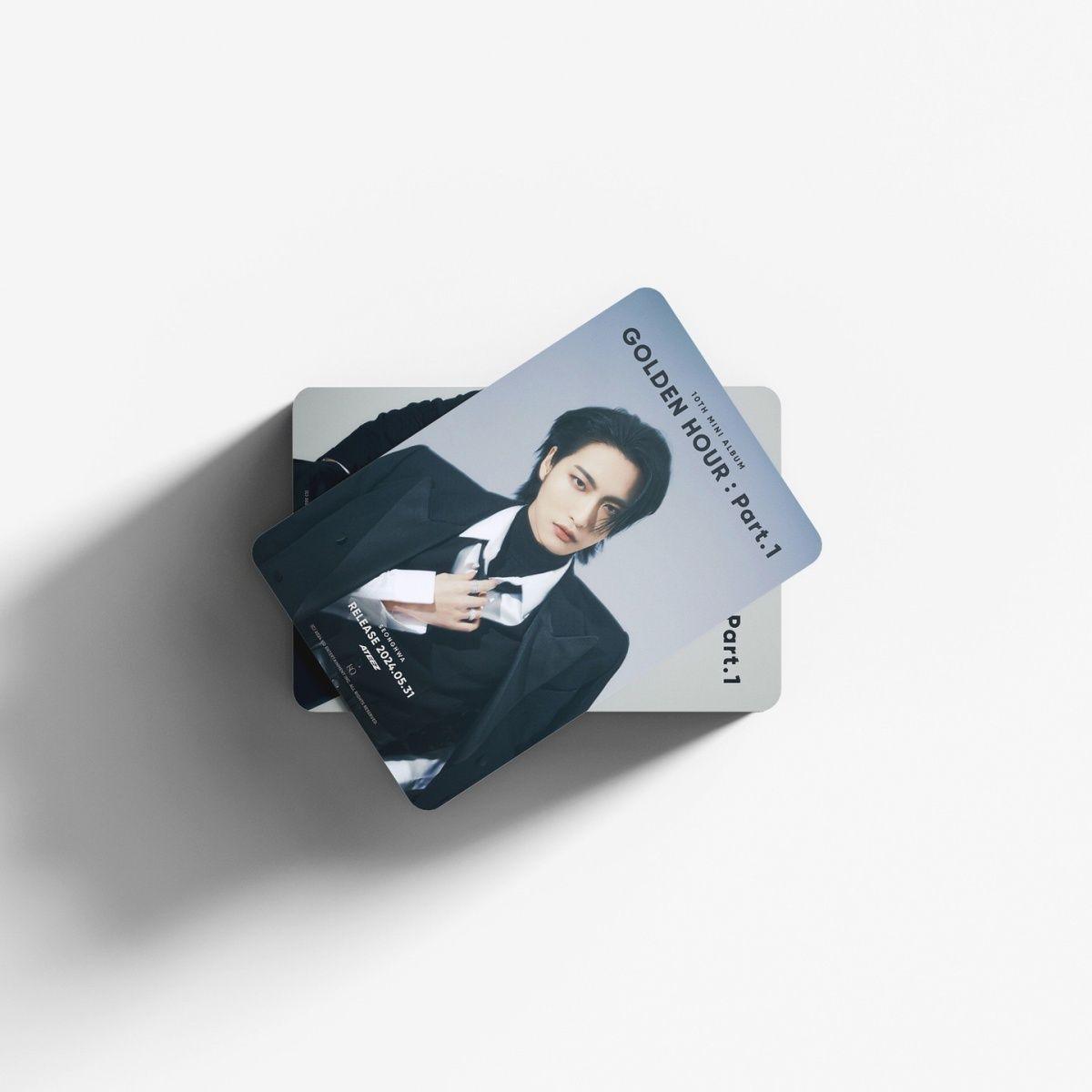 FOTOKARTEN ATEEZ GOLDEN HOUR Teil 1 55 Stück