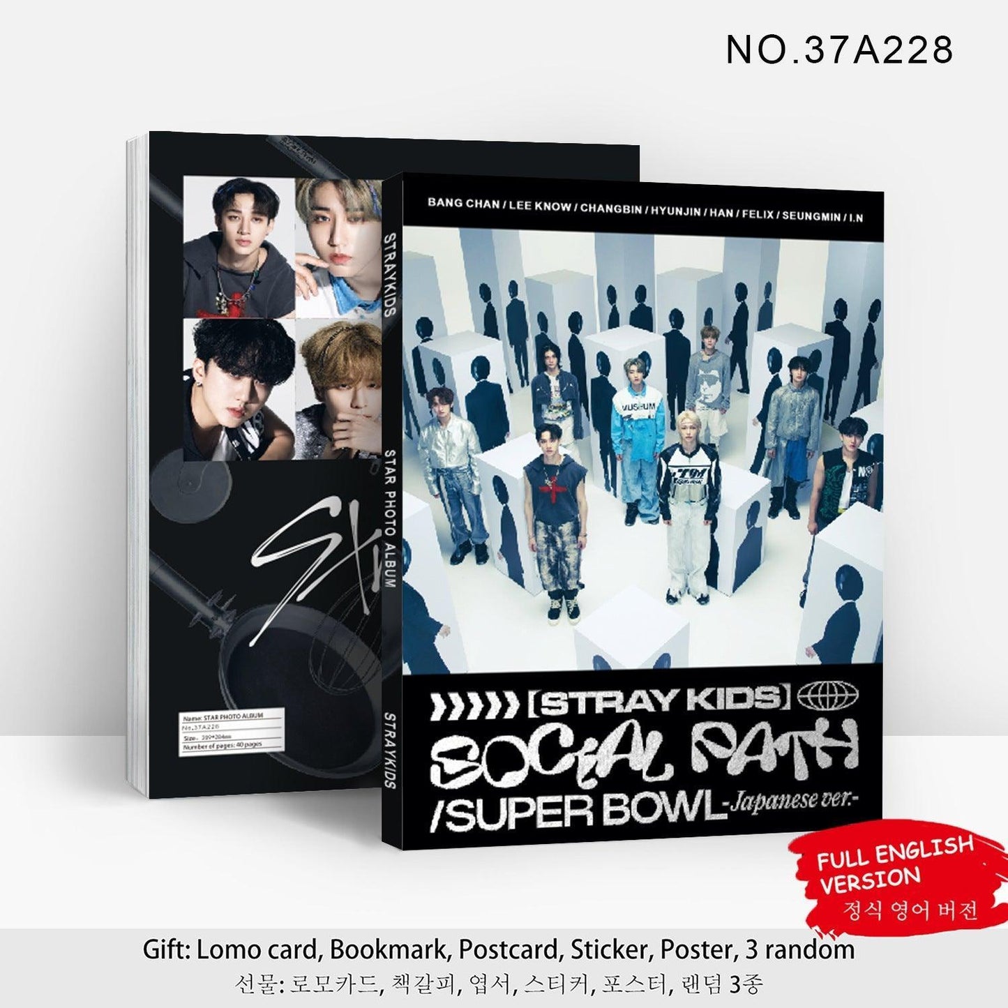 STRAY KIDS FOTOBOOK 80 STÜCK (FOTOBOOK+79 ARTIKEL) VERSCHIEDENE OPTIONEN!✨