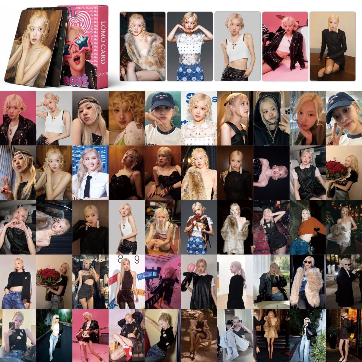 APT ROSÉ FOTOKARTEN 55 STÜCK