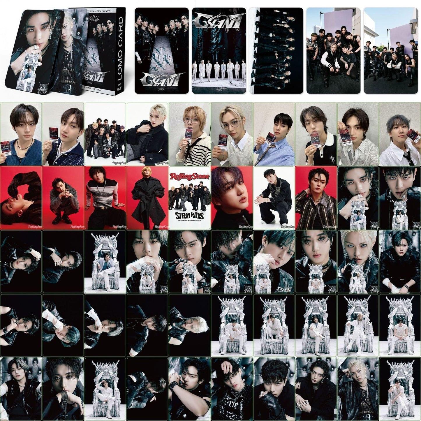 STRAY KIDS FOTOKARTEN KARMA, ATE, HOP, GIANT, 5 STAR, MANIAC, MAXIDENT + VERSCHIEDENE OPTIONEN!✨ (55 STÜCK)