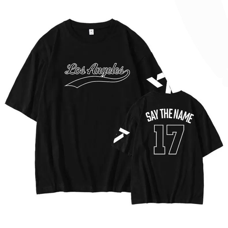 SEVENTEEN MERCH THE CITY LA T-SHIRTS 100% COTTON
