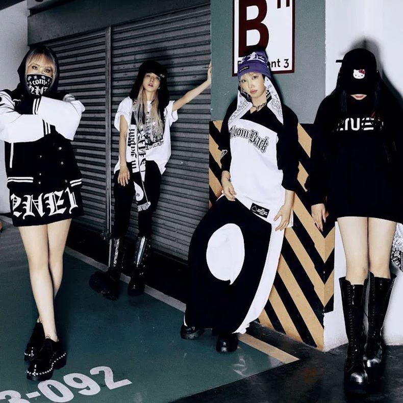 2NE1 WELCOME BACK COLLEGE SWEATSHIRTS AND COAT