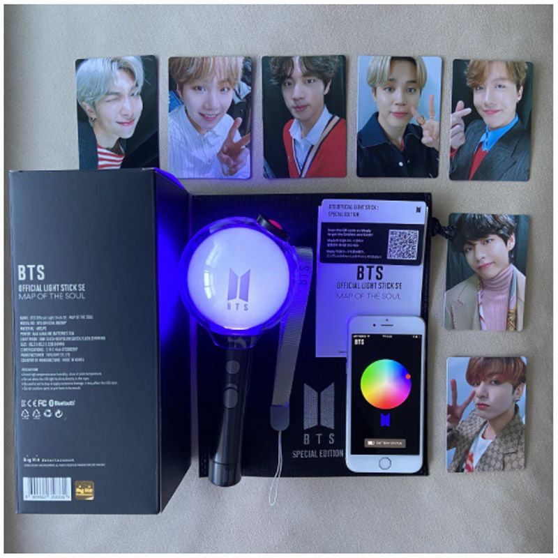 BTS ARMYBOMB - LICHTSTAB MIT FOTOKARTEN VERSION 3 UND VERSION 4
