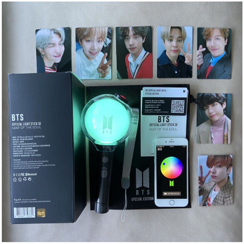 BTS ARMYBOMB - LICHTSTAB MIT FOTOKARTEN VERSION 3 UND VERSION 4