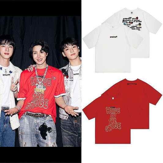 JHOPE ON THE STAGE TOUR T-SHIRTS - FINAL 100% COTTON