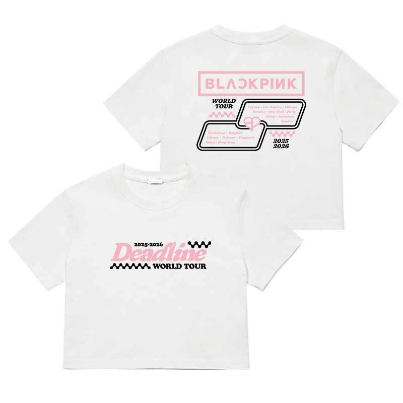 BLACKPINK DEADLINE T-SHIRT/CROPPEDS 100% BAUMWOLLE