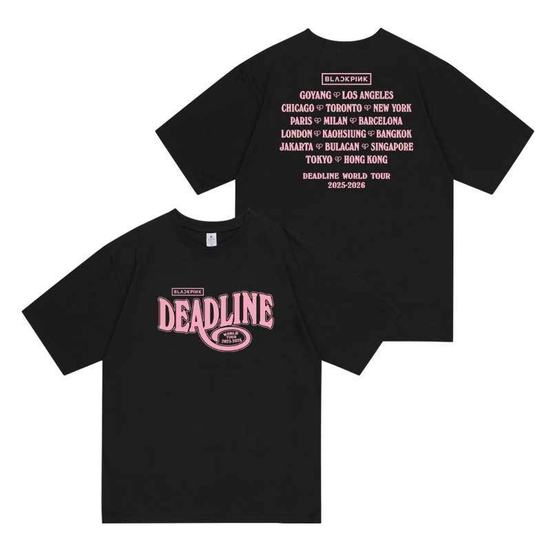 BLACKPINK DEADLINE T-SHIRT/CROPPEDS 100% BAUMWOLLE