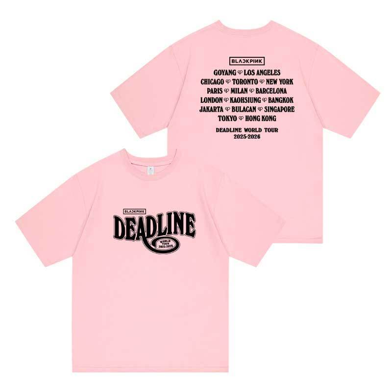 BLACKPINK DEADLINE T-SHIRT/CROPPEDS 100% BAUMWOLLE