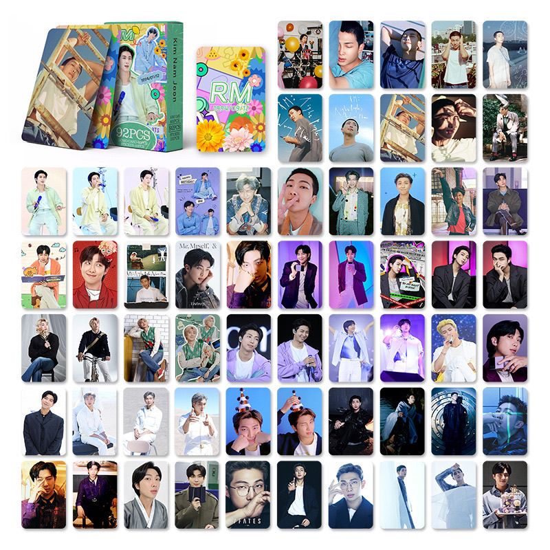 BTS RM PHOTOCARDS 92 PCS (60 PHOTOCARDS + 32 STICKERS)