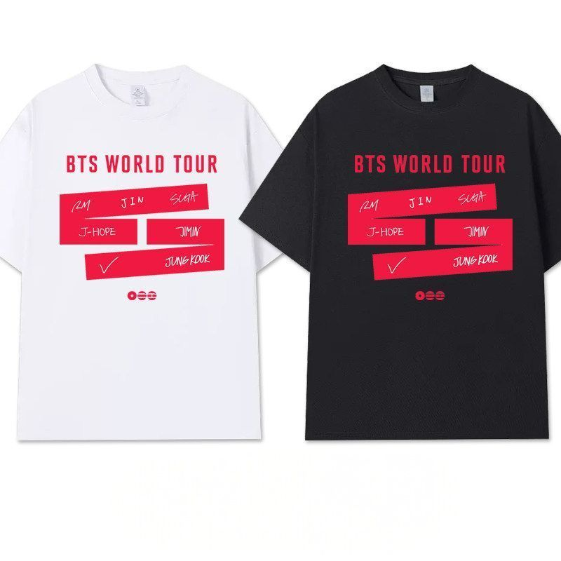 BTS WORLD TOUR 2026 T SHIRTS 100% COTTON