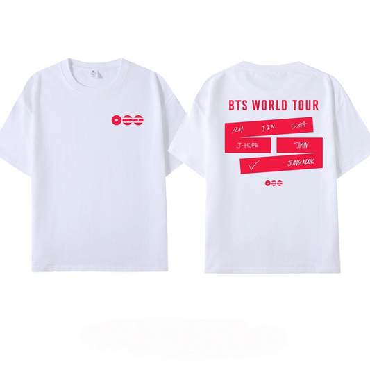 BTS WORLD TOUR 2026 T SHIRTS 100% COTTON