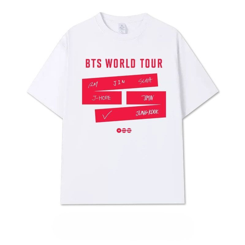 BTS WORLD TOUR 2026 T SHIRTS 100% COTTON