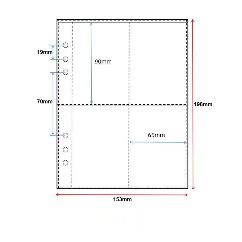 Glitzer-Fotokartenhalter A5 + 20 doppelseitige Plastikfolien mit je 8 Fächern