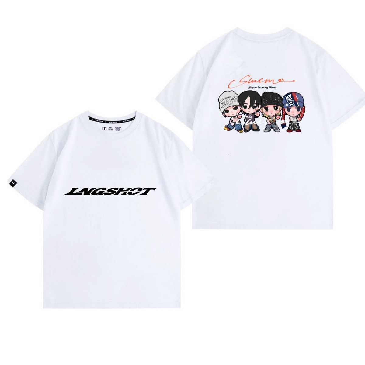LNGSHOT T-SHIRTS 100% COTTON