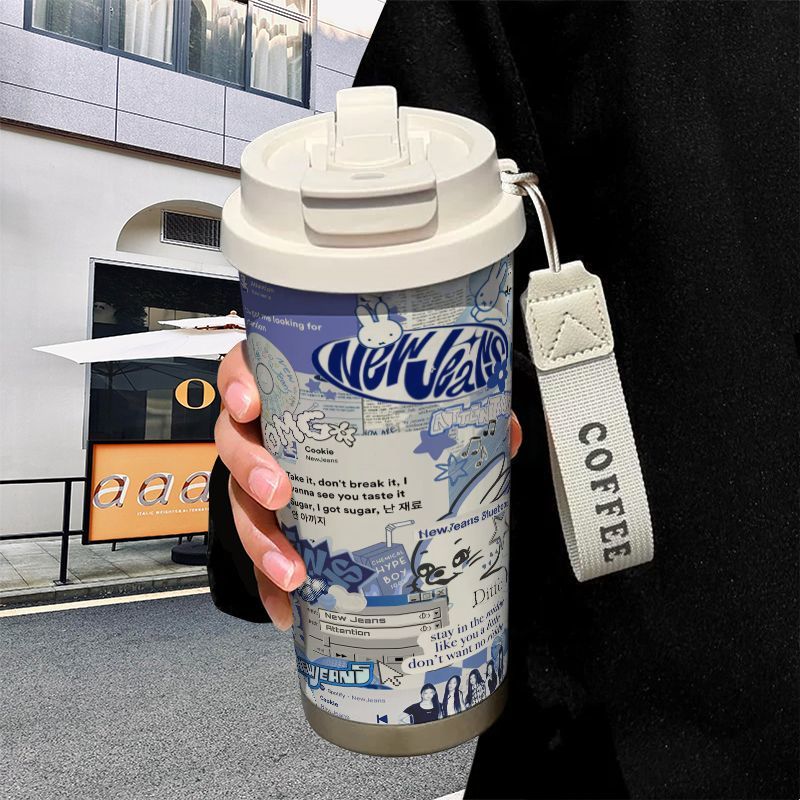 NEWJEANS Thermobecher aus Edelstahl