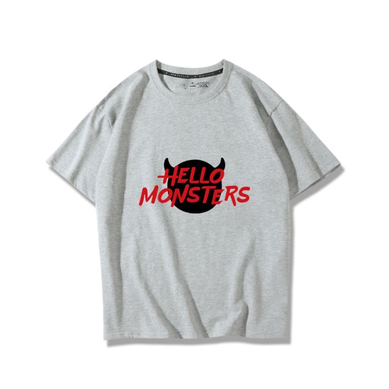BABY MONSTER HELLO MONSTER T-SHIRT 100% BAUMWOLLE