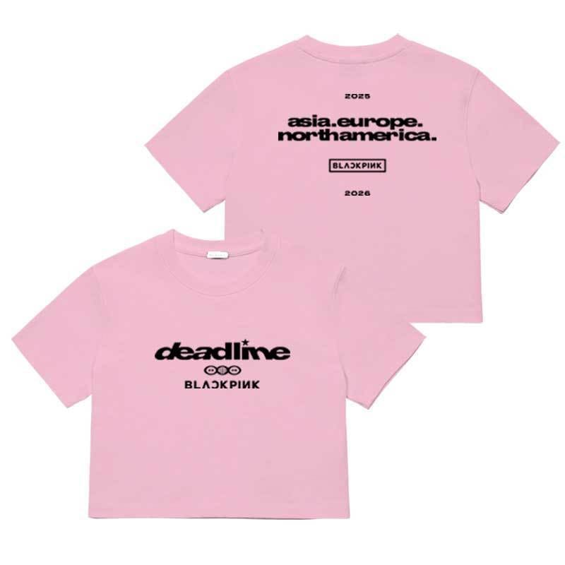 BLACKPINK DEADLINE T-SHIRT/CROPPEDS 100% BAUMWOLLE