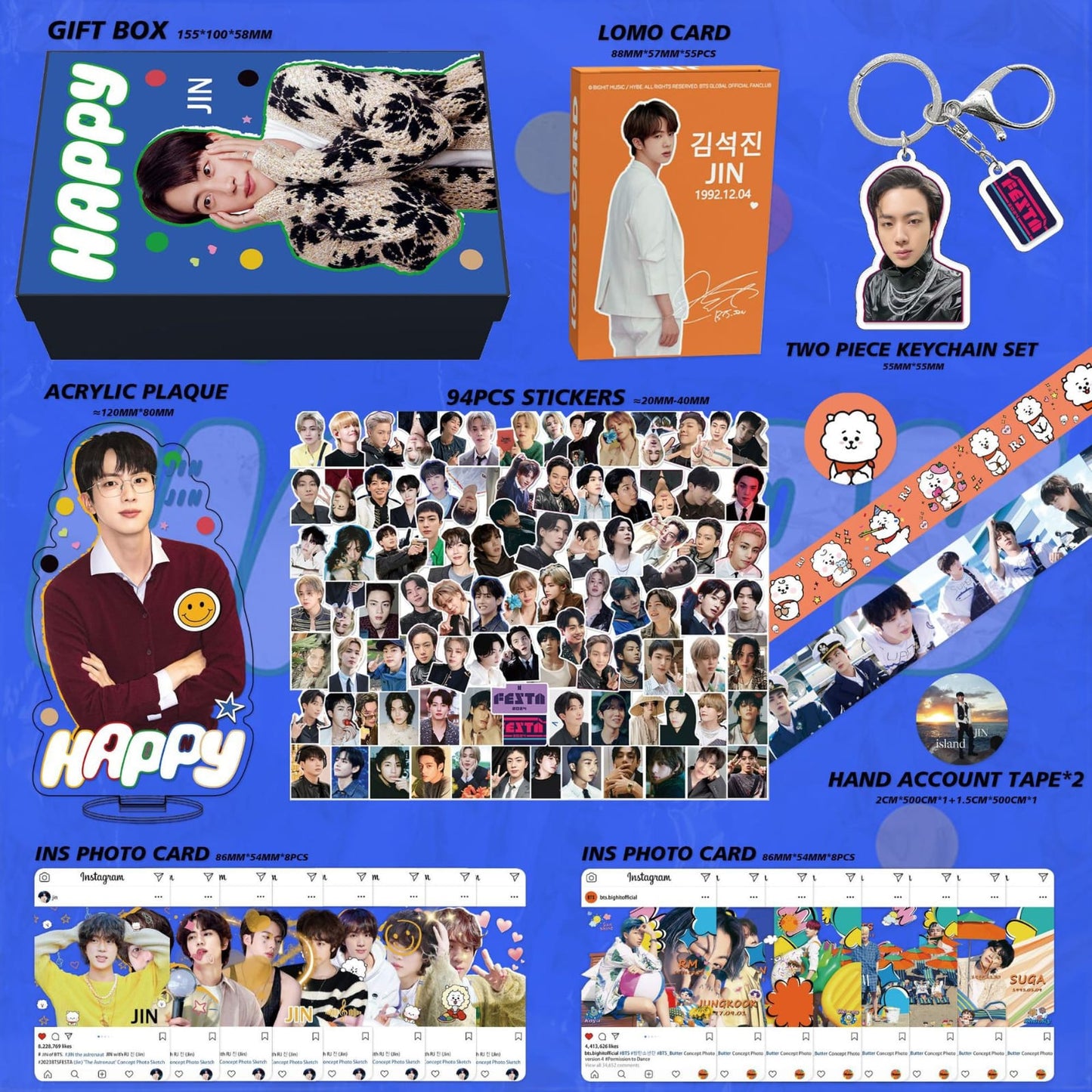 BTS Jin Happy Geschenkbox