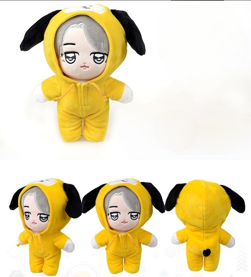 PUPPE BTS + BEKLEIDUNG BT21 (alle Mitglieder)