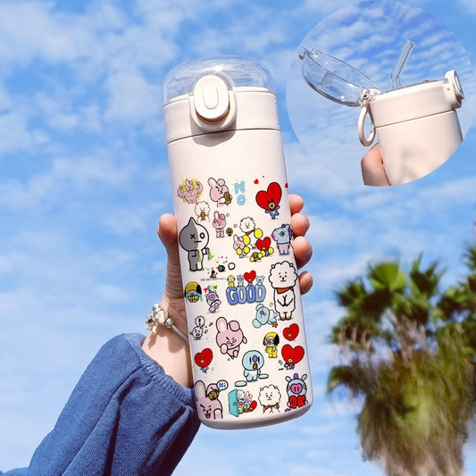 BT21 STAINLESS STEEL THERMAL BOTTLES 420 ML
