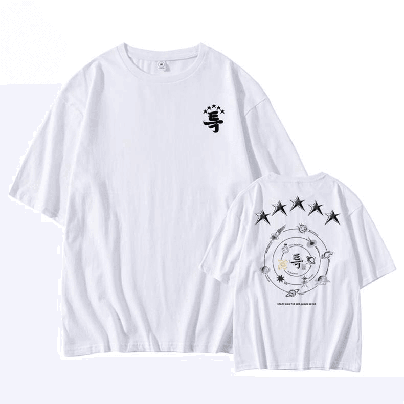 STRAY KIDS 5 STAR 100% COTTON T-SHIRT
