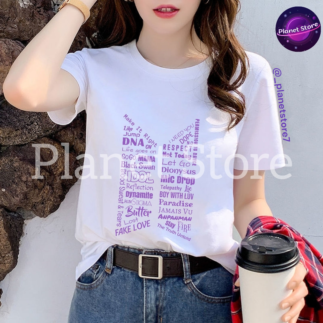 BTS T-SHIRT 100% COTTON 