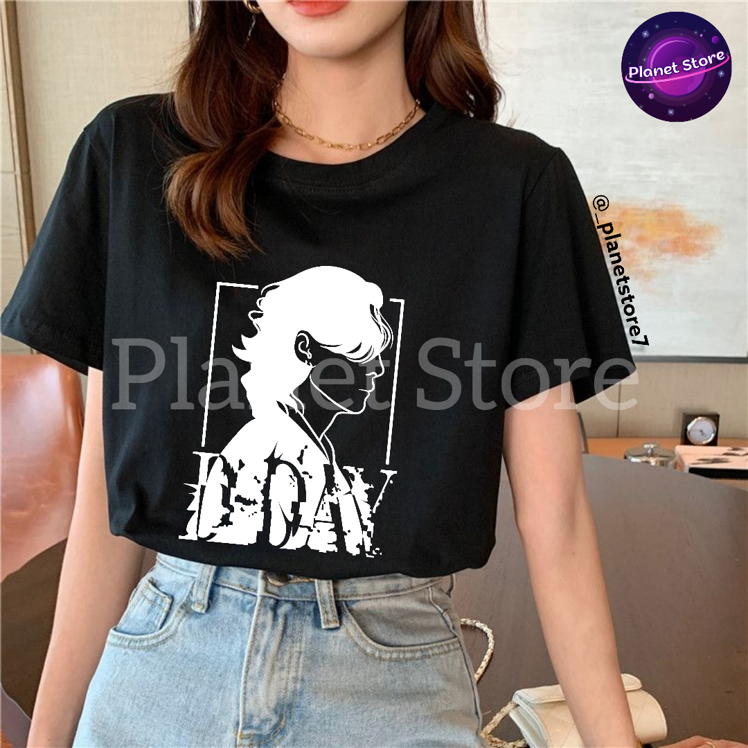 SUGA D'DAY AGUST D T-SHIRT 100% COTTON (black and white)