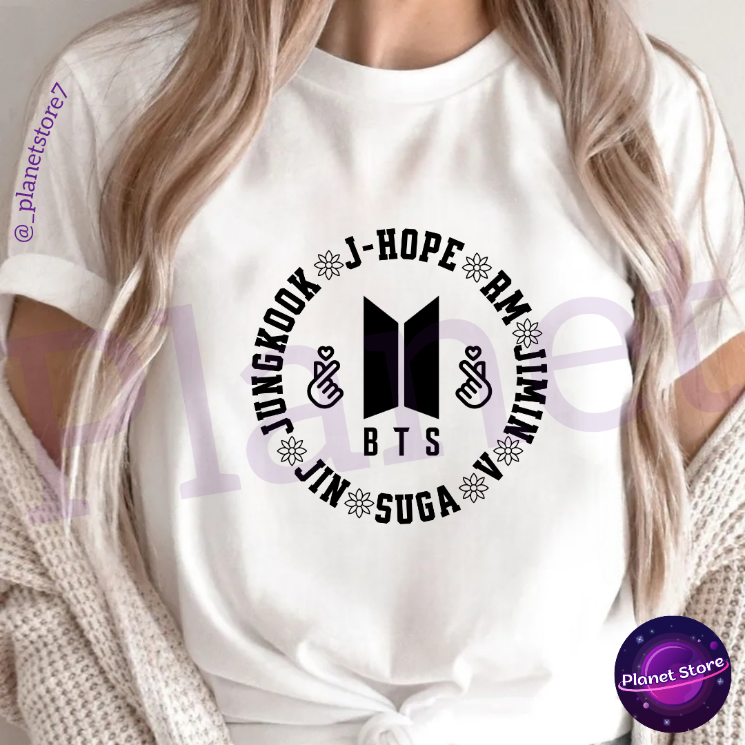 BTS T-SHIRT 100% COTTON 