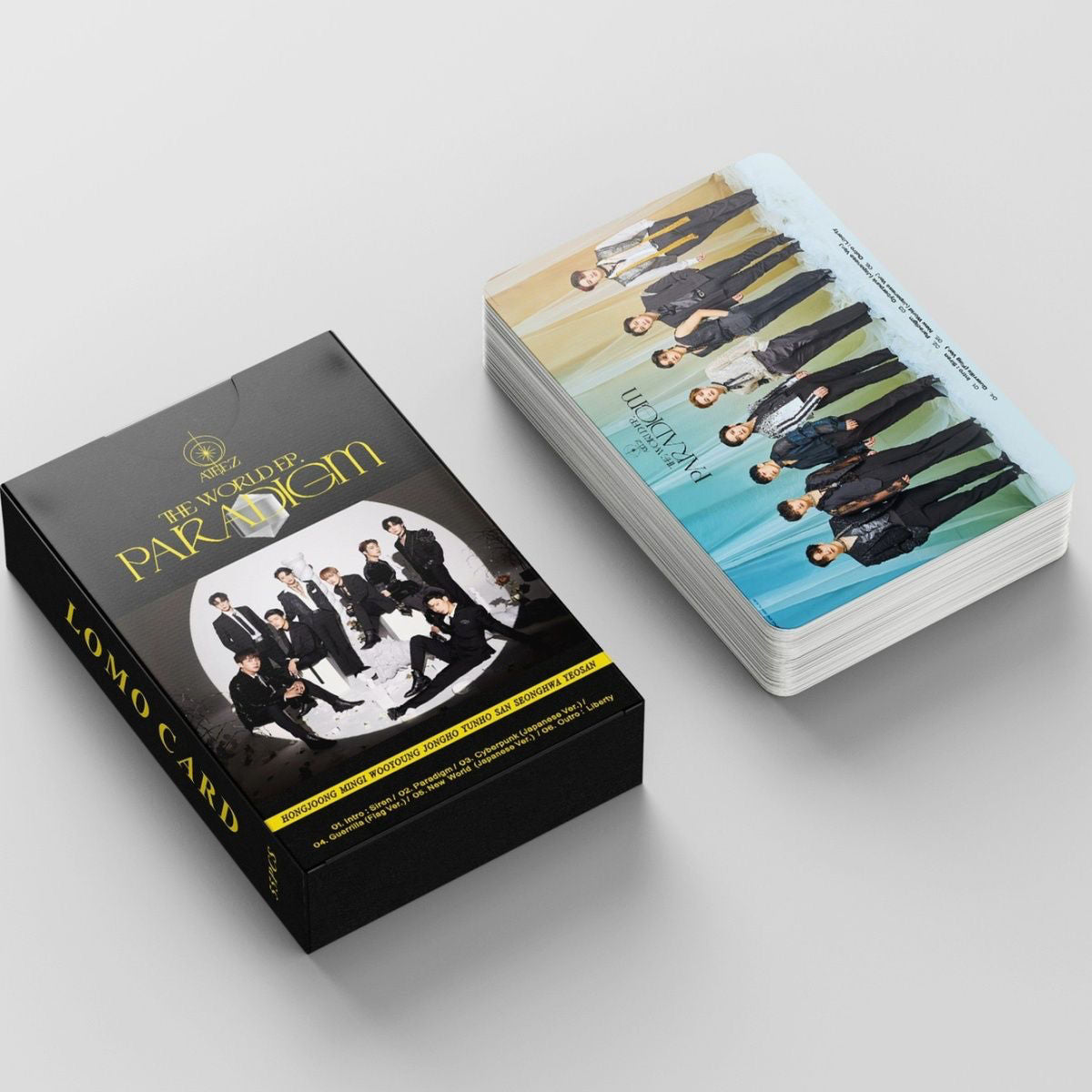 FOTOKARTEN ATEEZ ZERO FEVER EPILOGUE 55 STÜCK