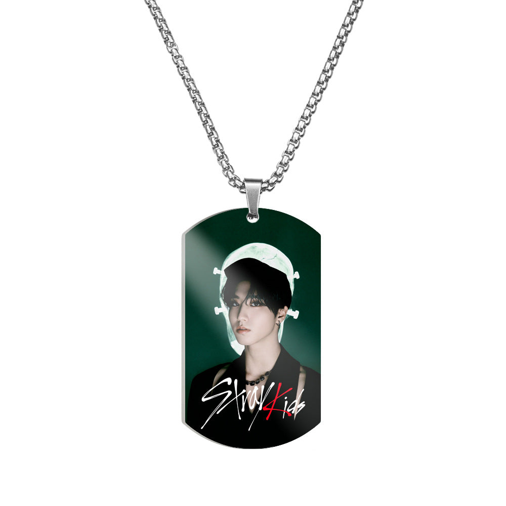 STRAY KIDS NECKLACE STAINLESS STEEL