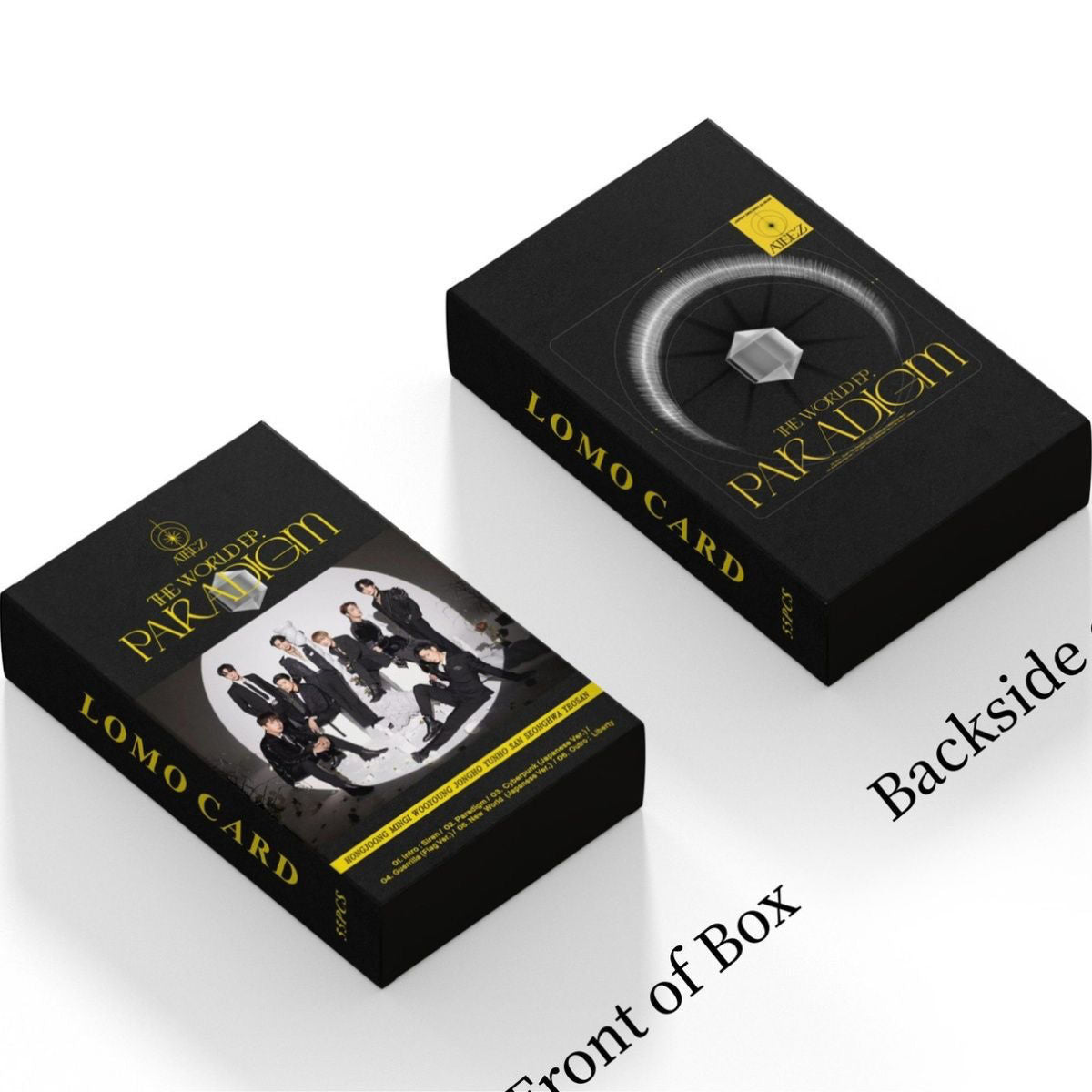 FOTOKARTEN ATEEZ ZERO FEVER EPILOGUE 55 STÜCK