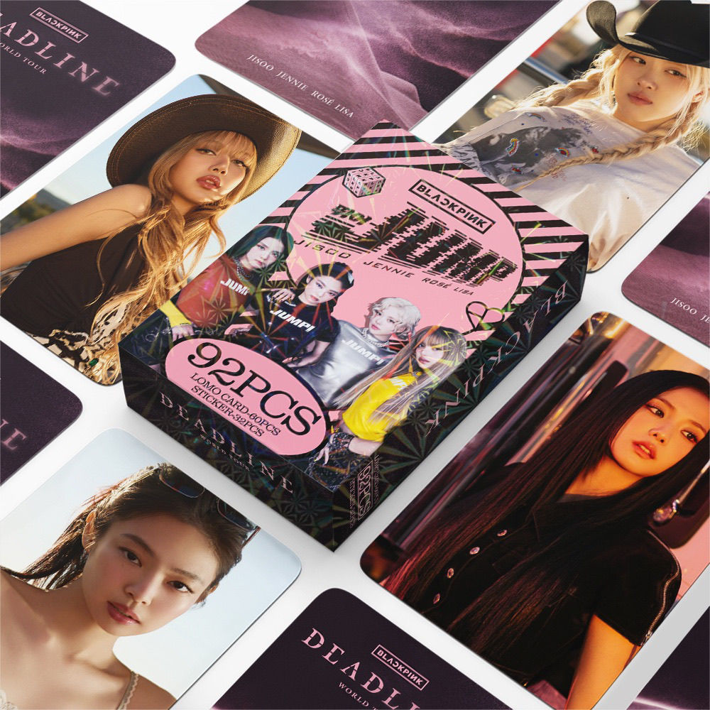 PHOTOCARDS BLACKPINK JUMP 92 PCS(60 CARDS+32 STICKERS)