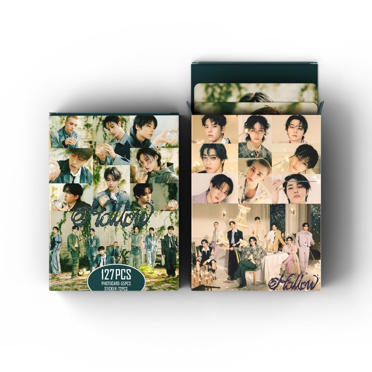 STRAY KIDS MERCH FOTOKARTEN HOLO KIT 127 STÜCK (55 FOTOKARTEN + 72 STICKER)
