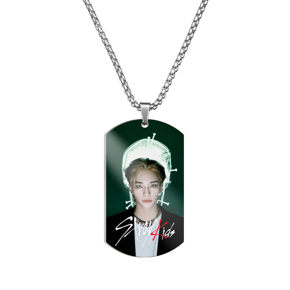 STRAY KIDS NECKLACE STAINLESS STEEL